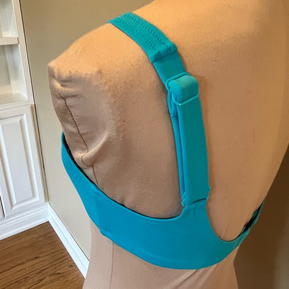 Vilebrequin Women’s Bikini Swim Top Size 6 Bright Blue Adjustable Straps Beach - Picture 6 of 14